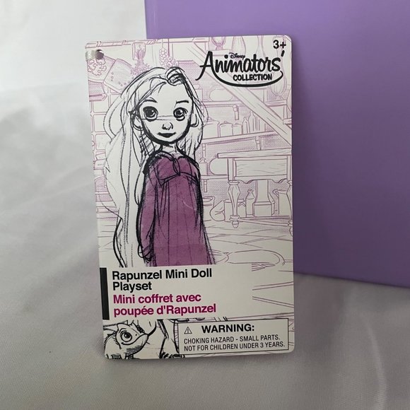 Disney Store Animators Collection Tangled Rapunzel Mini Doll Playset - Picture 4 of 6